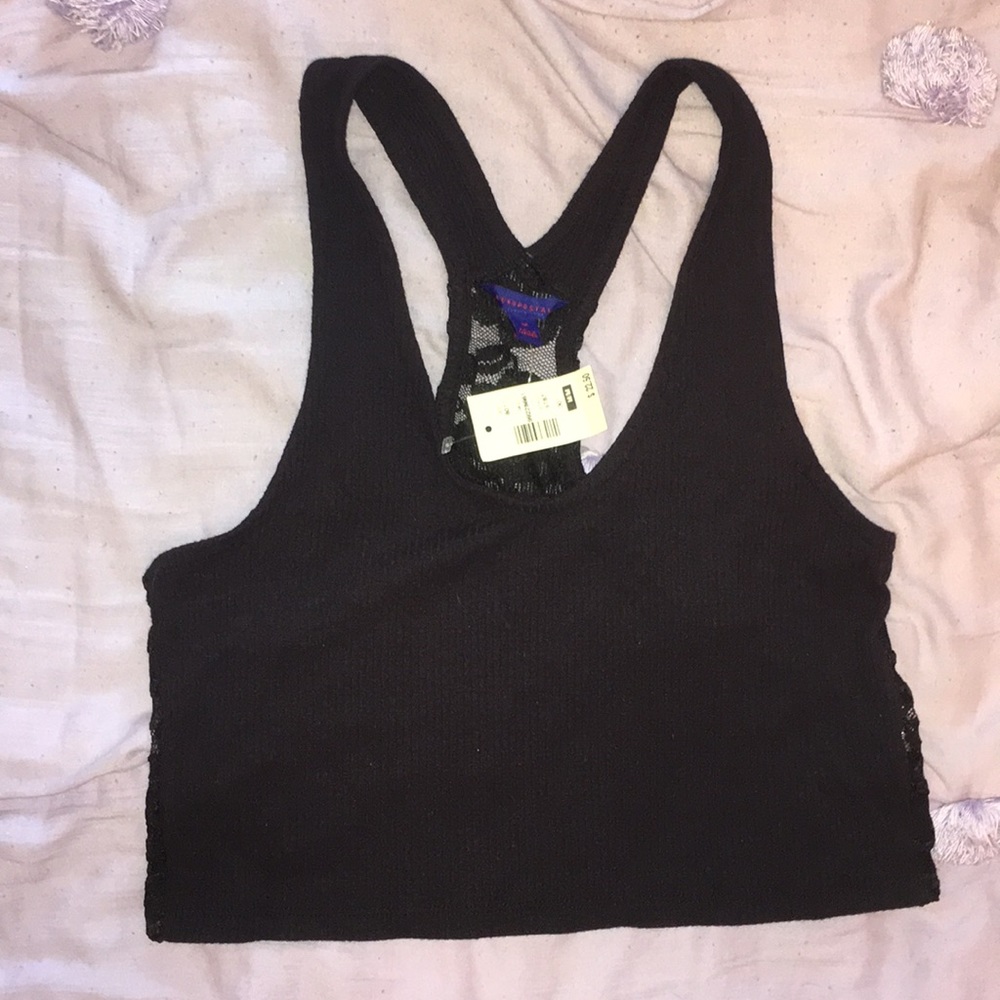 Aeropostale Tank Top Lace Back